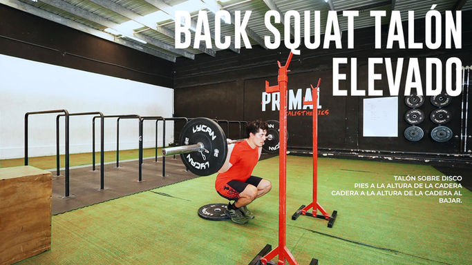 Back Squat Talón Elevado